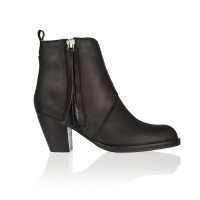 Acne Studios The Pistol shearling-lined leather ankle boots