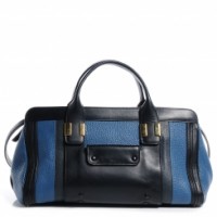 Chloé Medium Leather 'Alice' Bag in Blueberry