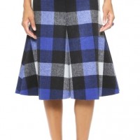 Nicholas Ultracheck flared skirt