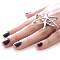 Low Luv Cosmos Double Finger Ring