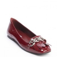 Prada Red Patent Loafer