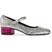 Saint Laurent Glitter Mary Janes