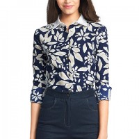 DVF Dean Printed Cotton Blouse