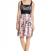 DVF Sita Silk Wool A-line Dress