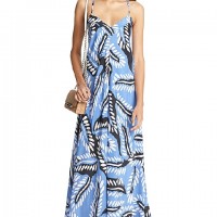 DVF Barths Silk Maxi Dress