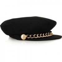 Eugenia Kim Black 'Marina' Flat Cap