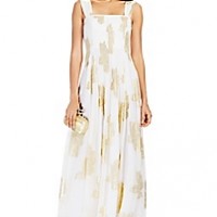 DVF Printed Chiffon 'Lillie' Gown