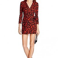 DVF Silk Jersey 'Celeste' Wrap romper