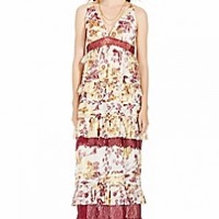 DVF Tiered 'Karen' Chiffon Gown