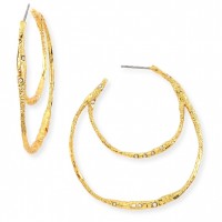 Alexis Bittar Gold Hoop Earrings