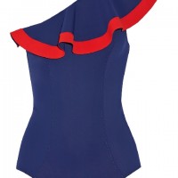 Lisa Marie Fernandez Ruffle Swim Suit
