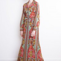 Granee for Tales of Vintage Ethnic Belted Dress