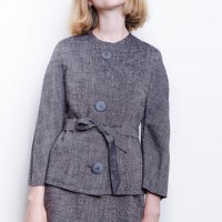 Granee for Tales of Vintage Oatmeal Belted Jacket