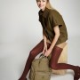 o Dress: DSQUARED2 o Jacket: Michael Kors o Tights: We Love Colors o Shoes: Jimmy Choo o Bag: Salee Bakpack in Forest Green